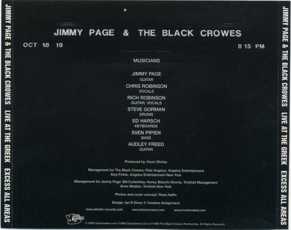 Jimmy Page & Black Crowes, The 