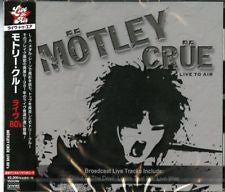 Mötley Crüe "Live to air" CD japan with OBI