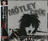 Mötley Crüe "Live to air" CD japan with OBI