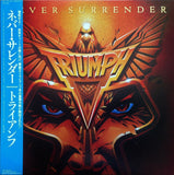 Triumph :  "Never Surrender = ネバー・サレンダー" LP Japan without OBI