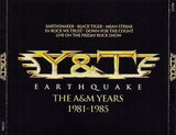 Y & T "Earthquake - The A&M Years" 4 CD - 7 albums