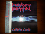 Heavy Pettin "Lettin Loose" LP Japan with OBI & liner
