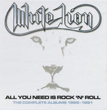 White Lion "All You Need Is Rock 'N' Roll (The Complete Albums 1985-1991)" box 5 CD