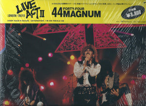 44Magnum "Live Act II" 2 LP Japan édition without OBI