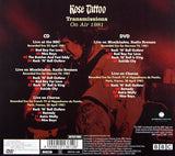 Rose Tattoo "Transmissions: On Air 1981" CD+DVD