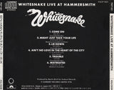 Whitesnake "Live At Hammersmith" CD Japan édition
