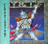 Y & T "In Rock We Trust" LP édition Japan without OBI