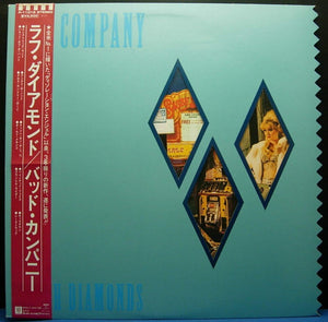 Bad Company : "Rough Diamonds" LP Japan with OBI & liner