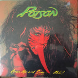 Poison : "Open Up and Say...Ahh!" LP