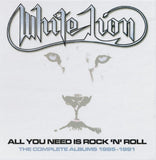 White Lion "All You Need Is Rock 'N' Roll: The Complete Albums 1985-1991" 5 CD