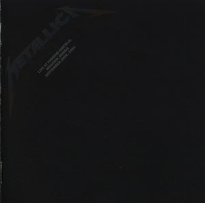 Metallica "Live At Tushino Airfield (Moscow, Russia - September 28th, 1991)"