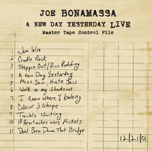 Joe Bonamassa "A New Day Yesterday Live"