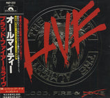 Almighty, The = Almighty, The "Blood, Fire & Live = ブラッド・ファイヤー＆ライブ" japan édition with OBI