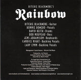 Rainbow "Memories In Rock - Live In Germany" 2 CD