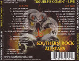 Southern Rock Allstars "Trouble's Comin' - Live" 2 CD